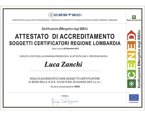 Certificatore energetico degli edifici